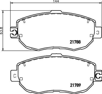 Mintex MDB1840 - Гальмівні колодки, дискові гальма autozip.com.ua