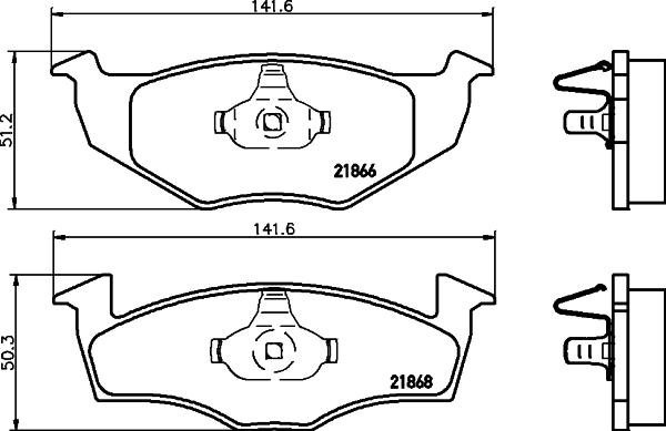 Pagid T1094MX - Гальмівні колодки, дискові гальма autozip.com.ua