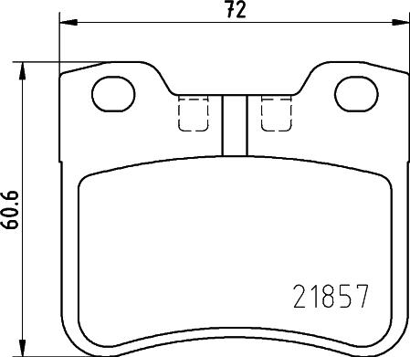 Mintex MDB1806 - Гальмівні колодки, дискові гальма autozip.com.ua