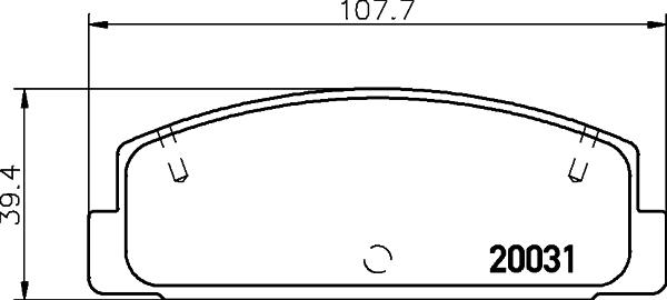 Mintex MDB1350 - Гальмівні колодки, дискові гальма autozip.com.ua