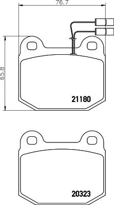 Mintex MDB1301 - Гальмівні колодки, дискові гальма autozip.com.ua