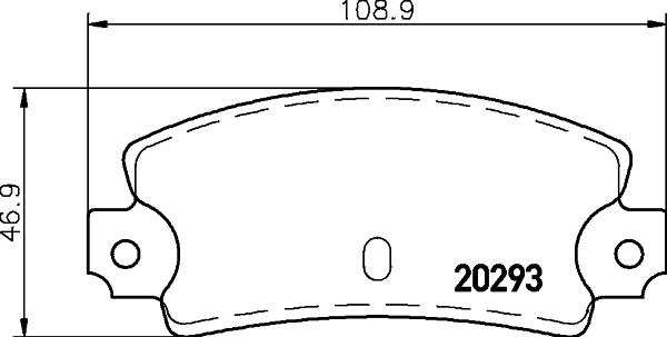 Mintex MDB1258 - Гальмівні колодки, дискові гальма autozip.com.ua