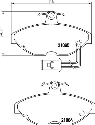 Mintex MDB1224 - Гальмівні колодки, дискові гальма autozip.com.ua