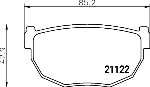 Roadhouse 2151.00 - Гальмівні колодки, дискові гальма autozip.com.ua