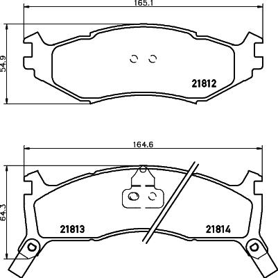 Mintex MDB1789 - Гальмівні колодки, дискові гальма autozip.com.ua