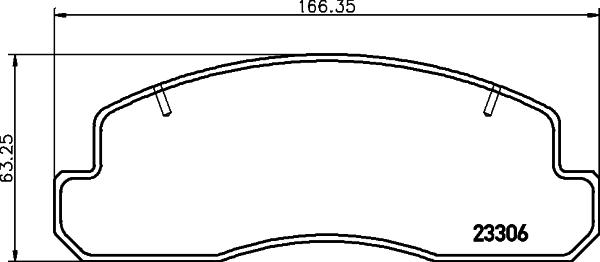 Mintex MDB1725 - Гальмівні колодки, дискові гальма autozip.com.ua