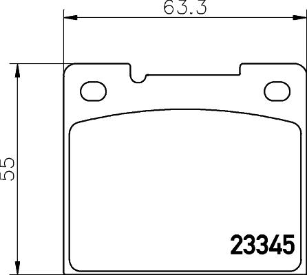 Mintex MDB1723 - Гальмівні колодки, дискові гальма autozip.com.ua