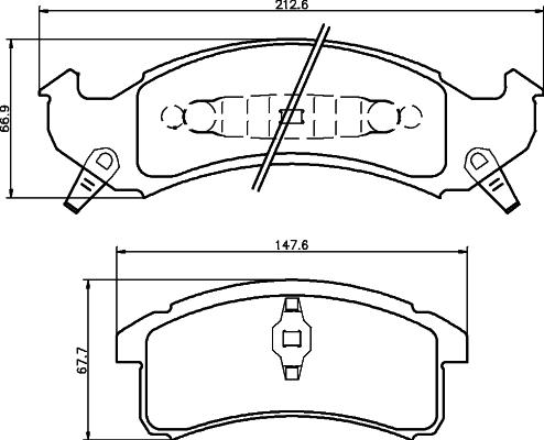 Magneti Marelli 363700407002 - Гальмівні колодки, дискові гальма autozip.com.ua