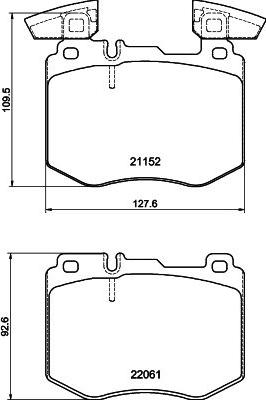 Mintex MDB84319 - Гальмівні колодки, дискові гальма autozip.com.ua