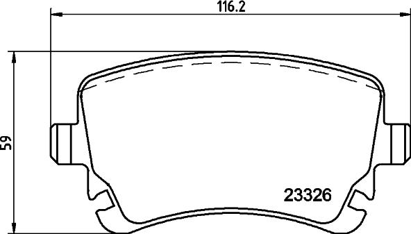 Mintex MDB82673 - Гальмівні колодки, дискові гальма autozip.com.ua