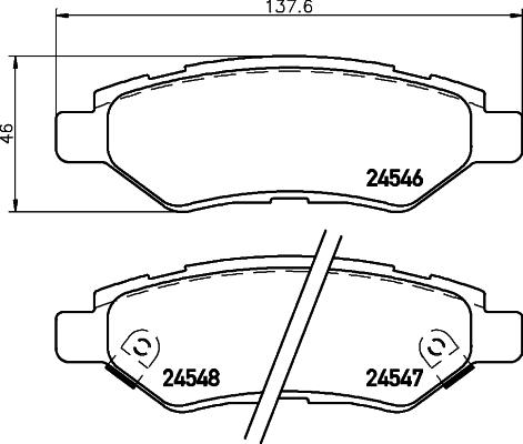 Mintex MDB82898 - Гальмівні колодки, дискові гальма autozip.com.ua