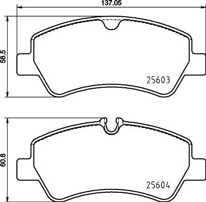 Mintex MDB3912 - Гальмівні колодки, дискові гальма autozip.com.ua