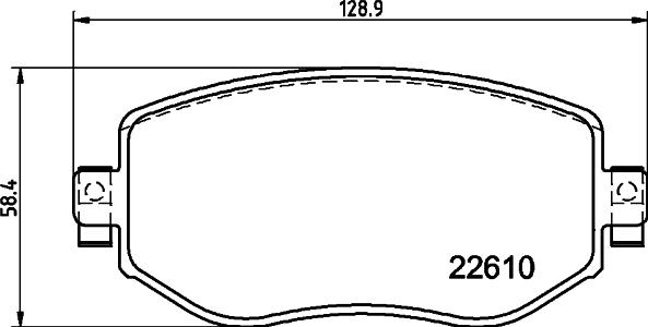 Mintex MDB3986 - Гальмівні колодки, дискові гальма autozip.com.ua