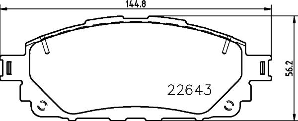 Mintex MDB3988 - Гальмівні колодки, дискові гальма autozip.com.ua