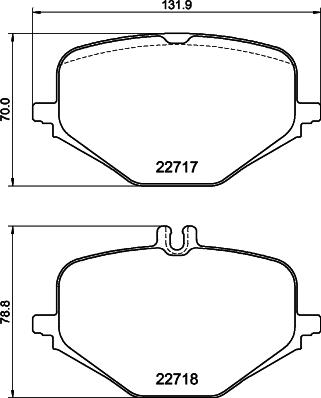 Mintex MDB3462 - Гальмівні колодки, дискові гальма autozip.com.ua