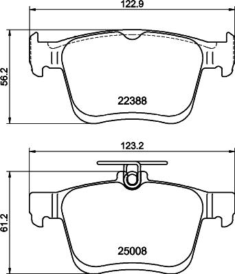 Mintex MDB3486 - Гальмівні колодки, дискові гальма autozip.com.ua