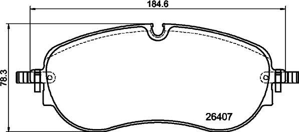 Mintex MDB3478 - Гальмівні колодки, дискові гальма autozip.com.ua