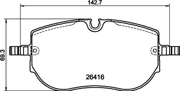 Mintex MDB3503 - Гальмівні колодки, дискові гальма autozip.com.ua