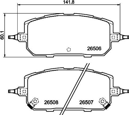 Mintex MDB3502 - Гальмівні колодки, дискові гальма autozip.com.ua