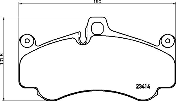 Mintex MDB3033 - Гальмівні колодки, дискові гальма autozip.com.ua