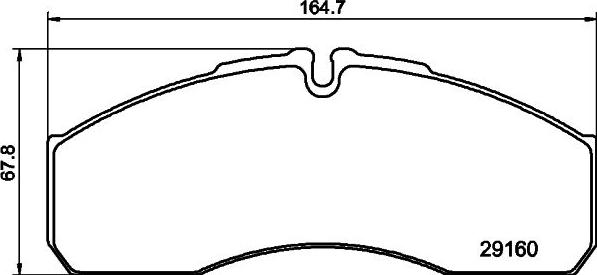 Mintex MDB3310 - Гальмівні колодки, дискові гальма autozip.com.ua