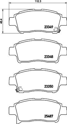 Mintex MDB3241 - Гальмівні колодки, дискові гальма autozip.com.ua