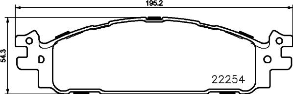 Mintex MDB83798 - Гальмівні колодки, дискові гальма autozip.com.ua