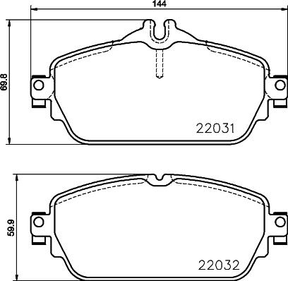 Mintex MDB3706 - Гальмівні колодки, дискові гальма autozip.com.ua