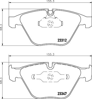 Mintex MDB82418 - Гальмівні колодки, дискові гальма autozip.com.ua