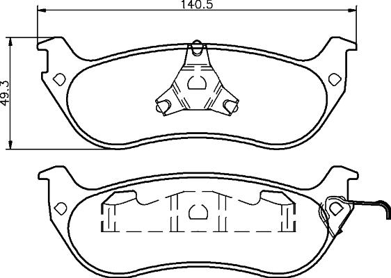 Mintex MDB2420 - Гальмівні колодки, дискові гальма autozip.com.ua