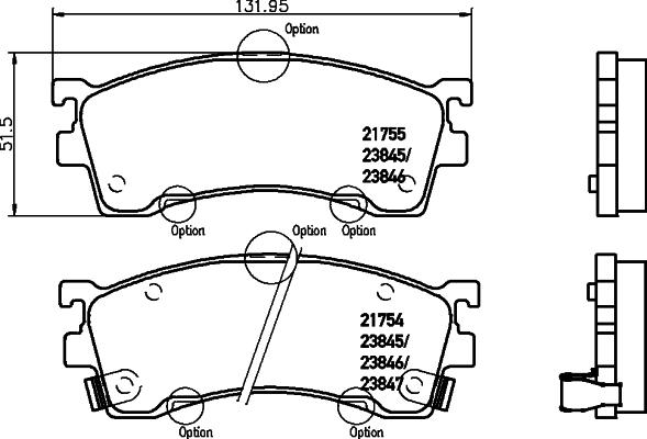 Mintex MDB2054 - Гальмівні колодки, дискові гальма autozip.com.ua