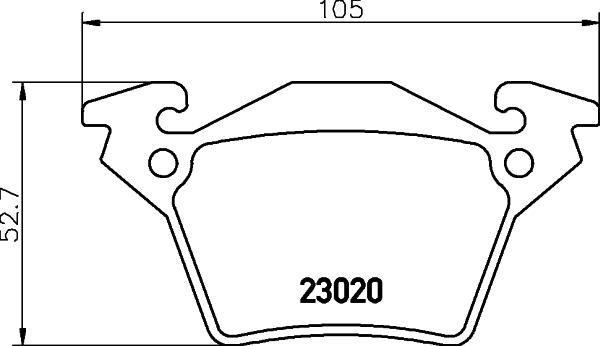 Mintex MDB2002 - Гальмівні колодки, дискові гальма autozip.com.ua