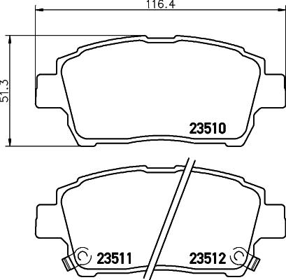 Mintex MDB82029 - Гальмівні колодки, дискові гальма autozip.com.ua