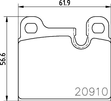 Mintex MDB2167 - Гальмівні колодки, дискові гальма autozip.com.ua