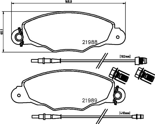 Mintex MDB2106 - Гальмівні колодки, дискові гальма autozip.com.ua