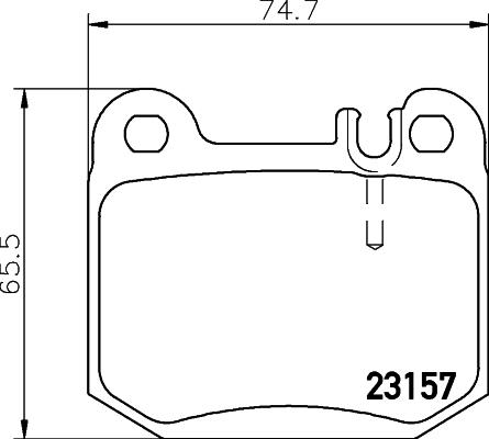 Mintex MDB2112 - Гальмівні колодки, дискові гальма autozip.com.ua