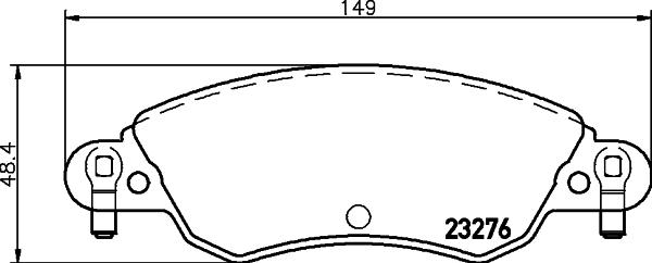 Mintex MDB2189 - Гальмівні колодки, дискові гальма autozip.com.ua