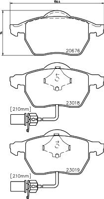 Mintex MDB2231 - Гальмівні колодки, дискові гальма autozip.com.ua