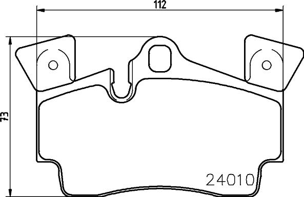 Mintex MDB2742 - Гальмівні колодки, дискові гальма autozip.com.ua