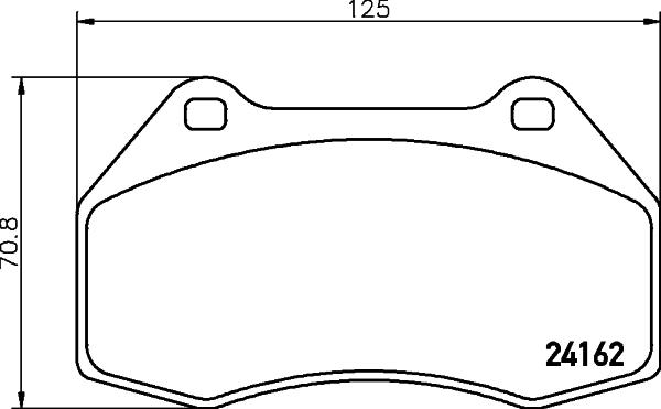 Mintex MDB2725 - Гальмівні колодки, дискові гальма autozip.com.ua