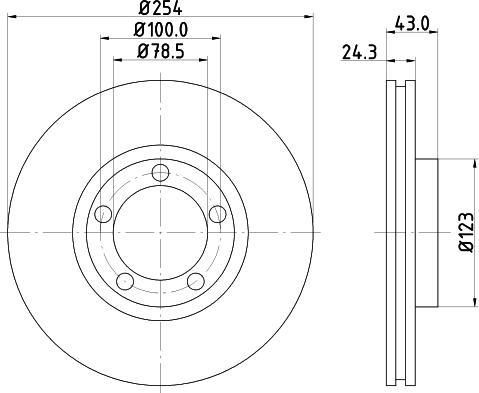 Mintex MDC996 - Гальмівний диск autozip.com.ua