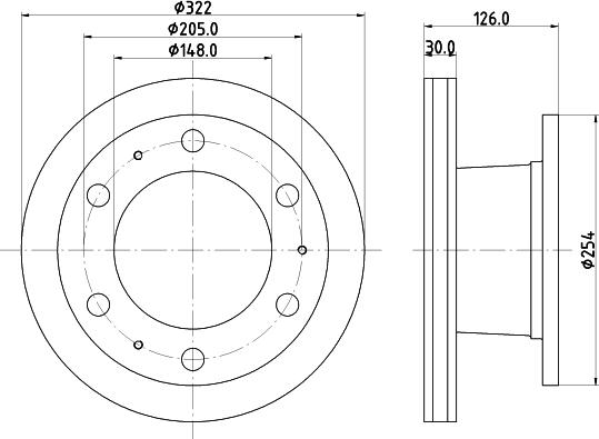 Woking P6354.10 - Гальмівний диск autozip.com.ua