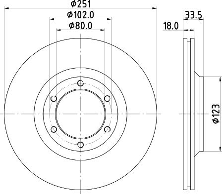 Mintex MDC620 - Гальмівний диск autozip.com.ua