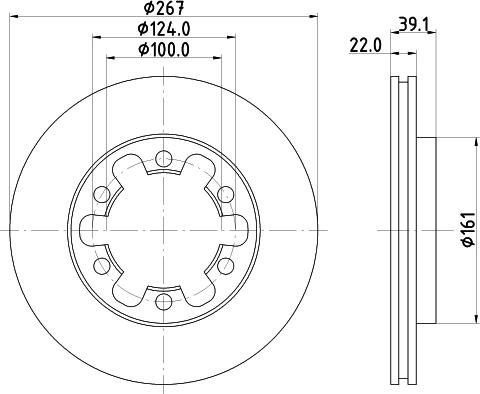 Mintex MDC817 - Гальмівний диск autozip.com.ua