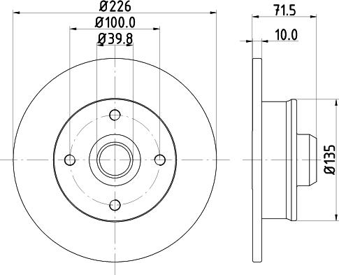 Mintex MDK0110 - Комплект гальм, дисковий гальмівний механізм autozip.com.ua