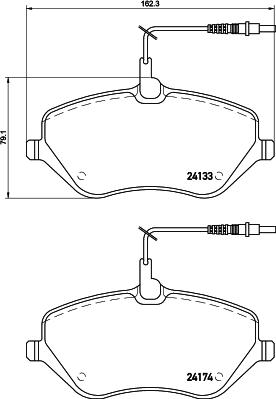 Mintex MDK0207 - Комплект гальм, дисковий гальмівний механізм autozip.com.ua