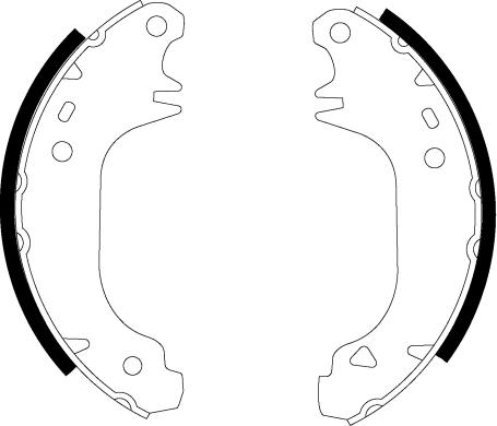 Mintex MFR176 - Комплект гальм, барабанний механізм autozip.com.ua