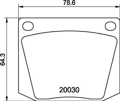 Mintex MGB525 - Гальмівні колодки, дискові гальма autozip.com.ua