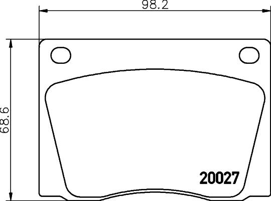 Mintex MGB522 - Гальмівні колодки, дискові гальма autozip.com.ua