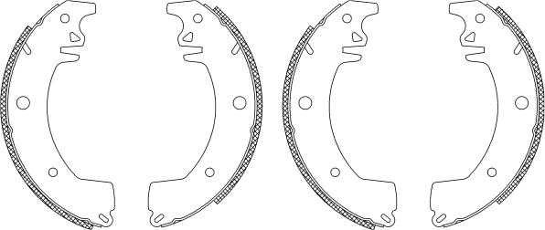 Mintex MSK069 - Комплект гальм, барабанний механізм autozip.com.ua